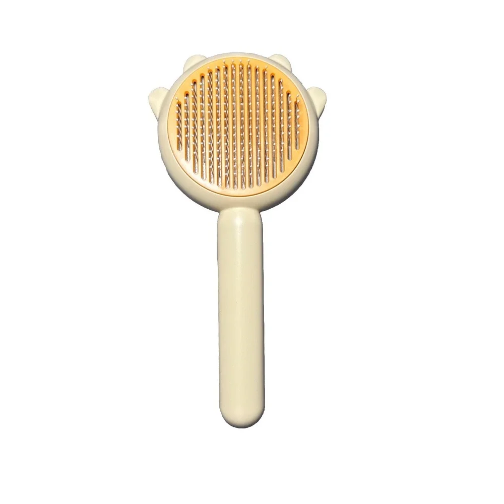 Effortless Pet Grooming with Paw Shaped Self-Cleaning Brush for All Pets